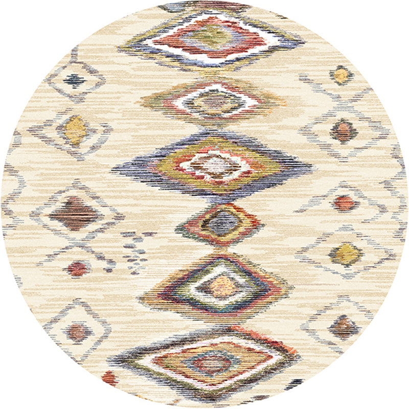 Simple Trendy Rug Multi Colored Abstract Print Indoor Rug Anti-Slip Backing Stain-Resistant Carpet for Decoration Dark Beige Clearhalo 'Area Rug' 'Rug' 2214924
