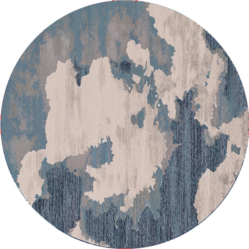 Simple Trendy Rug Multi Colored Abstract Print Indoor Rug Anti-Slip Backing Stain-Resistant Carpet for Decoration Dark Blue-Gray Clearhalo 'Area Rug' 'Rug' 2214936