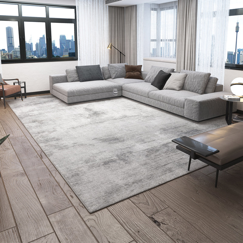 Nordic Abstract Print Rug Multi-Color Polyster Indoor Rug Anti-Slip Backing Stain-Resistant Area Carpet for Living Room Grey 5'3" x 7'7" Clearhalo 'Area Rug' 'Rug' 2214995