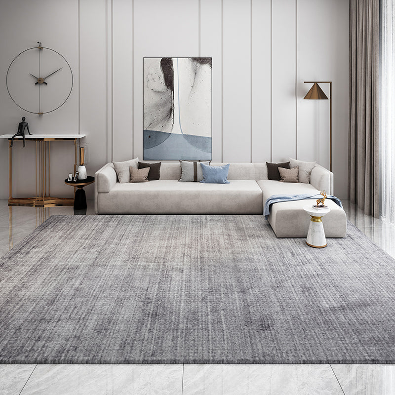 Modern Abstract Print Rug Multicolor Polyster Area Rug Anti-Slip Pet Friendly Washable Rug for Decor Gray-White Clearhalo 'Area Rug' 'Rug' 2215049