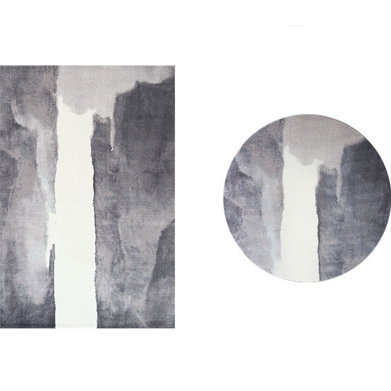 Multicolor Cyberpunk Rug Synthetics Abstract Printed Carpet Pet Friendly Stain-Resistant Indoor Rug for Living Room Dark Gray Clearhalo 'Area Rug' 'Rug' 2215060