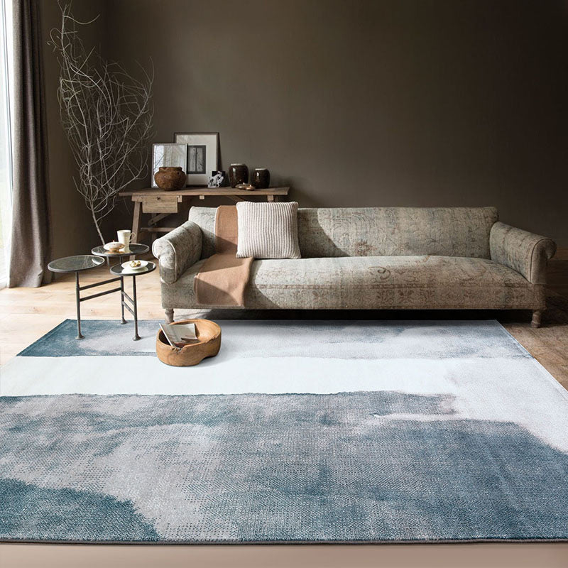 Multicolor Cyberpunk Rug Synthetics Abstract Printed Carpet Pet Friendly Stain-Resistant Indoor Rug for Living Room Blue Clearhalo 'Area Rug' 'Rug' 2215065