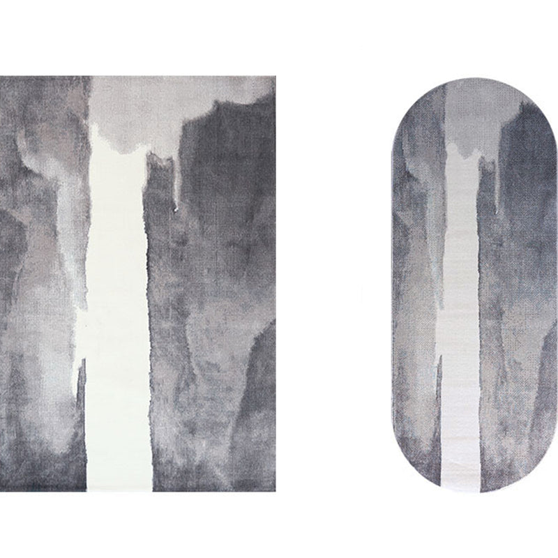 Multicolor Cyberpunk Rug Synthetics Abstract Printed Carpet Pet Friendly Stain-Resistant Indoor Rug for Living Room Light Gray Clearhalo 'Area Rug' 'Rug' 2215070