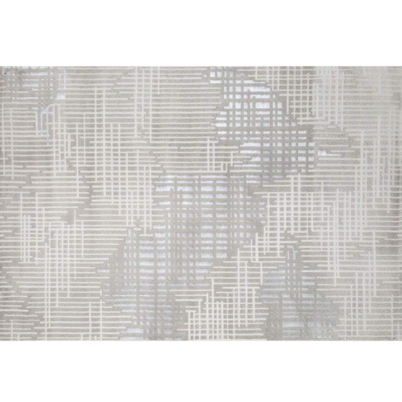 Multi-Color Luxury Rug Cotton Blend Abstract Pattern Carpet Non-Slip Backing Stain-Resistant Rug for Room Light Gray-White Clearhalo 'Area Rug' 'Rug' 2215081