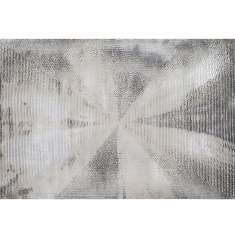 Multi-Color Luxury Rug Cotton Blend Abstract Pattern Carpet Non-Slip Backing Stain-Resistant Rug for Room Cream Gray Clearhalo 'Area Rug' 'Rug' 2215086