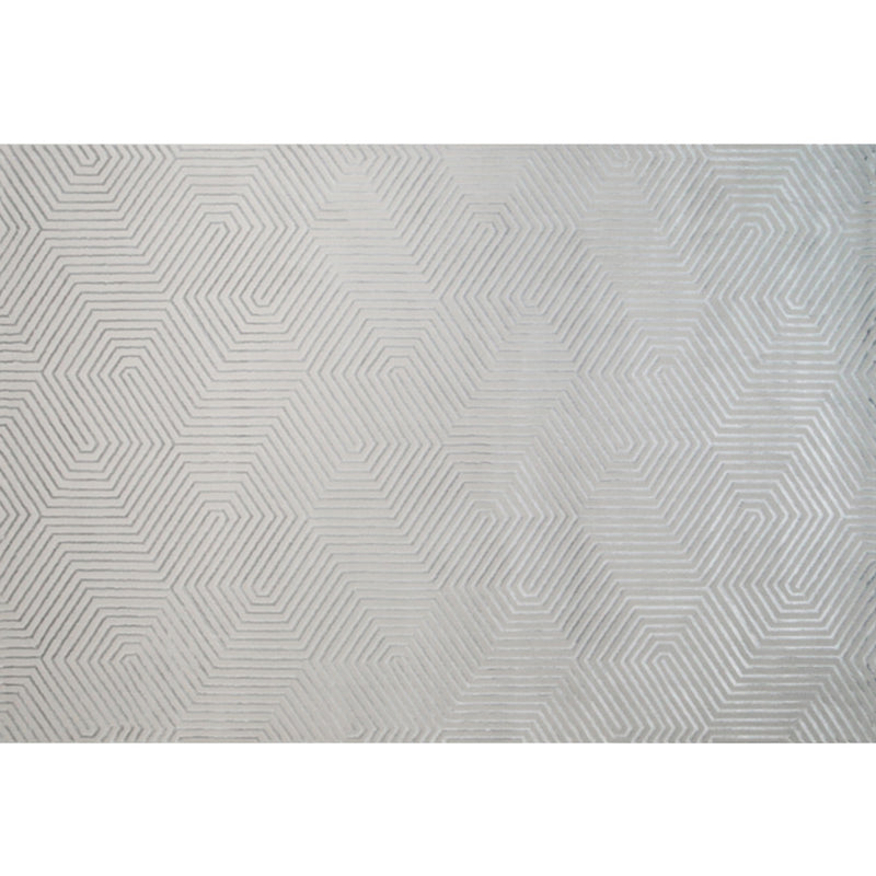 Multi-Color Luxury Rug Cotton Blend Abstract Pattern Carpet Non-Slip Backing Stain-Resistant Rug for Room Light Gray Clearhalo 'Area Rug' 'Rug' 2215087