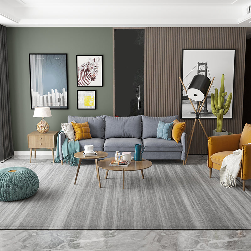 Contemporary Abstract Rug Multi Colored Cotton Blend Carpet Anti-Slip Backing Easy Care Washable Rug for Home Clearhalo 'Area Rug' 'Rug' 2215119
