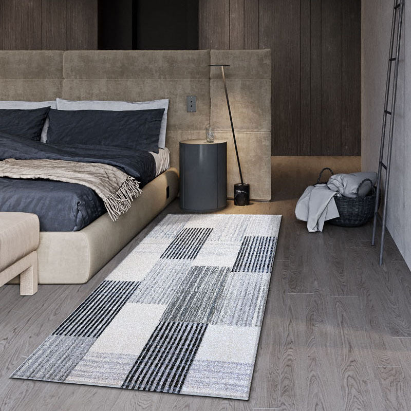 Modern Bedroom Rug Multi Color Abstract Patterned Indoor Rug Polyster Pet Friendly Washable Carpet Clearhalo 'Area Rug' 'Rug' 2215150