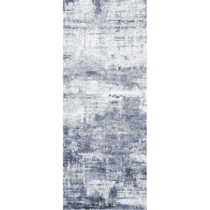 Modern Bedroom Rug Multi Color Abstract Patterned Indoor Rug Polyster Pet Friendly Washable Carpet Light Blue Clearhalo 'Area Rug' 'Rug' 2215156