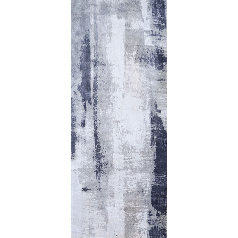 Modern Bedroom Rug Multi Color Abstract Patterned Indoor Rug Polyster Pet Friendly Washable Carpet Dark Blue-Gray Clearhalo 'Area Rug' 'Rug' 2215165