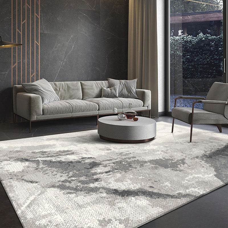 Chinese Abstract Print Rug Multi Color Synthetics Area Carpet Washable Pet Friendly Easy Care Rug for Living Room Clearhalo 'Area Rug' 'Rug' 2215186