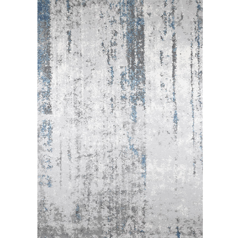 Multi-Color Abstract Rug Polyster Industrial Indoor Rug Anti-Slip Pet Friendly Area Carpet for Decoration Light Gray Clearhalo 'Area Rug' 'Rug' 2215234