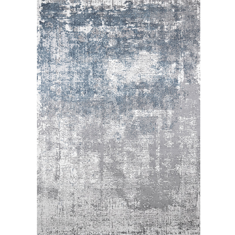 Multi-Color Abstract Rug Polyster Industrial Indoor Rug Anti-Slip Pet Friendly Area Carpet for Decoration Light Blue-Grey Clearhalo 'Area Rug' 'Rug' 2215236