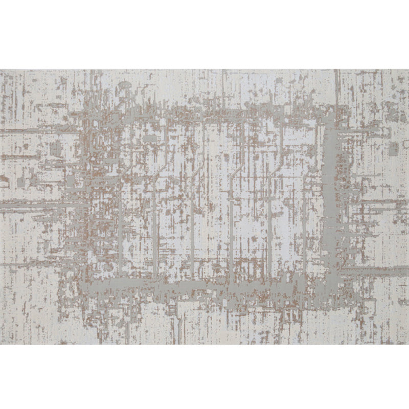 Casual Industrial Rug Multi Color Abstract Print Carpet Anti-Slip Backing Pet Friendly Rug for Home Decoration Light Gray Clearhalo 'Area Rug' 'Rug' 2215260