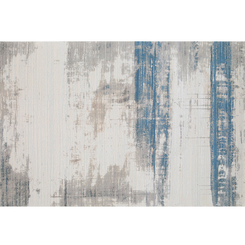 Casual Industrial Rug Multi Color Abstract Print Carpet Anti-Slip Backing Pet Friendly Rug for Home Decoration Gray-Blue Clearhalo 'Area Rug' 'Rug' 2215264