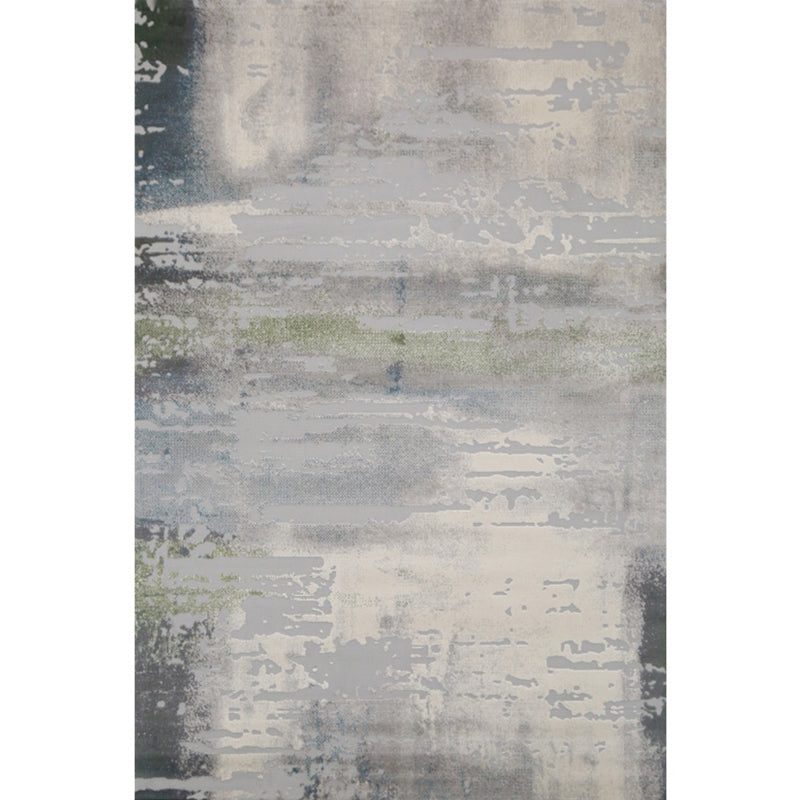 Multi-Color Abstract Print Rug Polyster Chinese Area Rug Pet Friendly Anti-Slip Backing Carpet for Living Room Grey Clearhalo 'Area Rug' 'Rug' 2215291