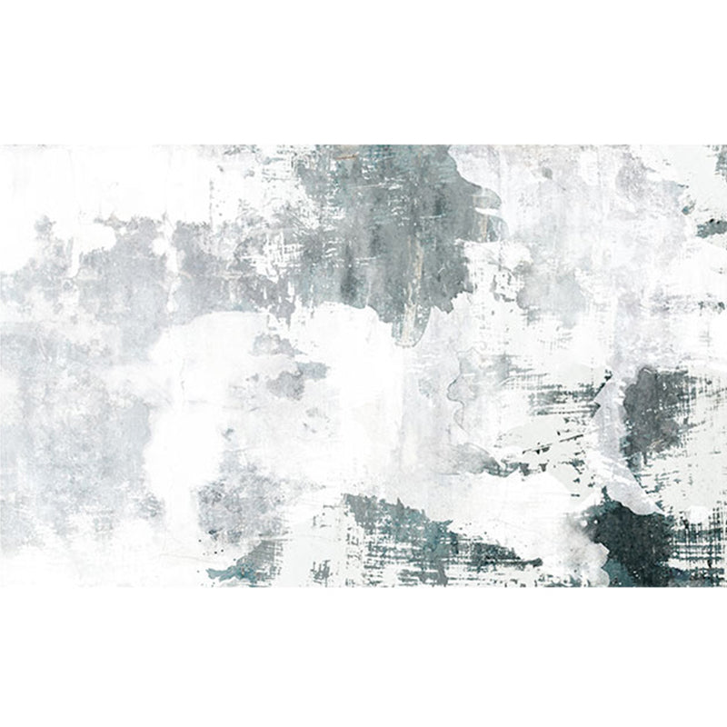 Cyberpunk Home Decoration Rug Multi-Color Abstract Print Area Carpet Cotton Blend Pet Friendly Easy Care Rug Gray-Green Clearhalo 'Area Rug' 'Rug' 2215313