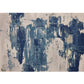 Creative Abstract Pattern Rug Multicolor Cotton Blend Area Carpet Non-Slip Machine Washable Indoor Rug for Decoration Blue Clearhalo 'Area Rug' 'Rug' 2215364