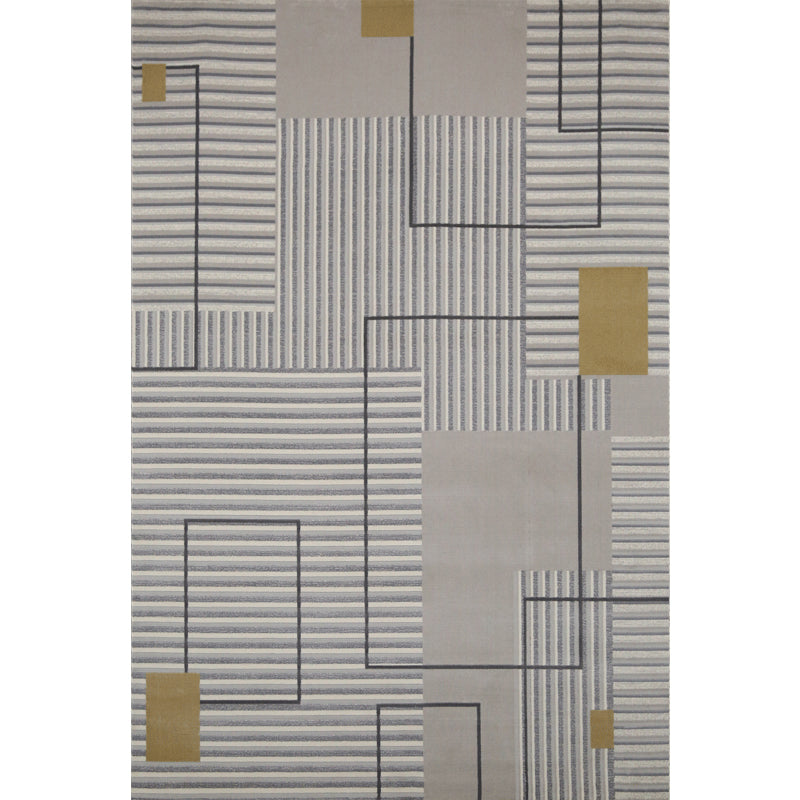 Multi-Colored Abstract Pattern Rug Polyster Cyberpunk Indoor Rug Non-Slip Backing Machine Washable Rug for Room Yellow Clearhalo 'Area Rug' 'Rug' 2215430