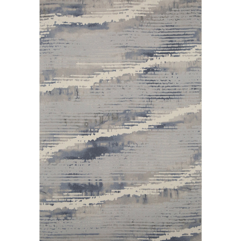 Multi-Colored Abstract Pattern Rug Polyster Cyberpunk Indoor Rug Non-Slip Backing Machine Washable Rug for Room Gray-White Clearhalo 'Area Rug' 'Rug' 2215435
