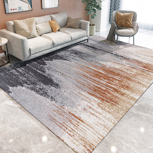 Industrial Living Room Rug Multi Color Abstract Rug Cotton Blend Anti-Slip Backing Easy Care Washable Carpet Clearhalo 'Area Rug' 'Rug' 2215437