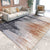 Industrial Living Room Rug Multi Color Abstract Rug Cotton Blend Anti-Slip Backing Easy Care Washable Carpet Rust Red Clearhalo 'Area Rug' 'Rug' 2215438