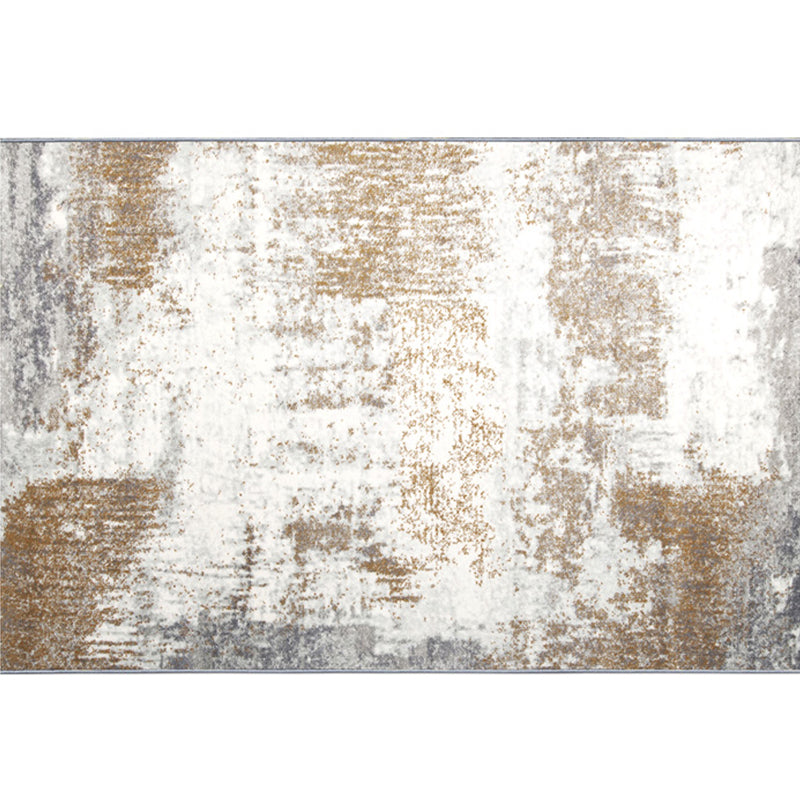 Multi Color Chinoiserie Rug Polyster Abstract Printed Carpet Pet Friendly Machine Washable Carpet for Living Room Silver Gray Clearhalo 'Area Rug' 'Rug' 2215459