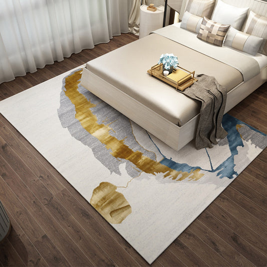 Multicolor Contemporary Rug Cotton Blend Abstract Pattern Area Carpet Machine Washable Non-Slip Rug for Living Room Clearhalo 'Area Rug' 'Rug' 2215501