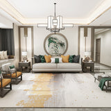 Chinoiserie Living Room Rug Multi-Color Abstract Indoor Rug Polypropylene Anti-Slip Stain-Resistant Carpet Clearhalo 'Area Rug' 'Rug' 2215524