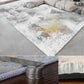 Casual Luxe Rug Multi Color Abstract Printed Area Rug Anti-Slip Stain-Resistant Washable Carpet for Decor Light Gray Clearhalo 'Area Rug' 'Rug' 2215553