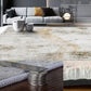 Casual Luxe Rug Multi Color Abstract Printed Area Rug Anti-Slip Stain-Resistant Washable Carpet for Decor Gray-Gold Clearhalo 'Area Rug' 'Rug' 2215557