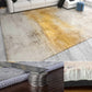 Casual Luxe Rug Multi Color Abstract Printed Area Rug Anti-Slip Stain-Resistant Washable Carpet for Decor Light Gray-Yellow Clearhalo 'Area Rug' 'Rug' 2215567