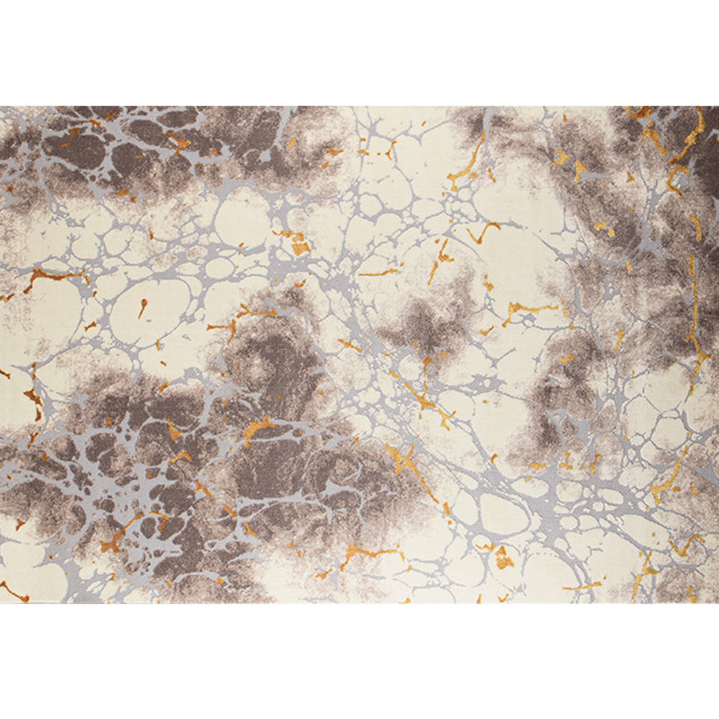 Multi-Color Novelty Rug Cotton Blend Abstract Printed Area Rug Pet Friendly Machine Washable Carpet for Decor Light Brown Clearhalo 'Area Rug' 'Rug' 2215570