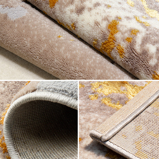 Multi-Color Novelty Rug Cotton Blend Abstract Printed Area Rug Pet Friendly Machine Washable Carpet for Decor Clearhalo 'Area Rug' 'Rug' 2215573