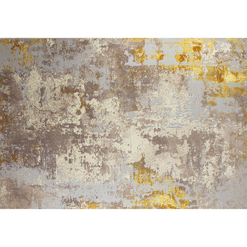 Multi-Color Novelty Rug Cotton Blend Abstract Printed Area Rug Pet Friendly Machine Washable Carpet for Decor Light Gray Clearhalo 'Area Rug' 'Rug' 2215576