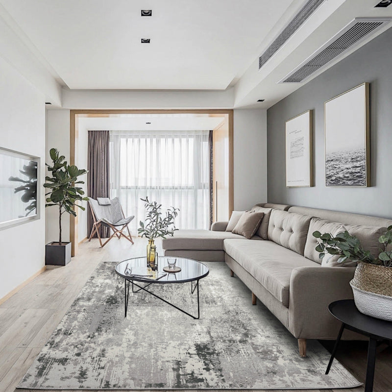 Multi-Color Modern Rug Polyster Abstract Patterned Area Rug Pet Friendly Washable Carpet for Home Clearhalo 'Area Rug' 'Rug' 2215622