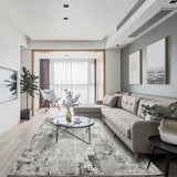 Multi-Color Modern Rug Polyster Abstract Patterned Area Rug Pet Friendly Washable Carpet for Home Clearhalo 'Area Rug' 'Rug' 2215622