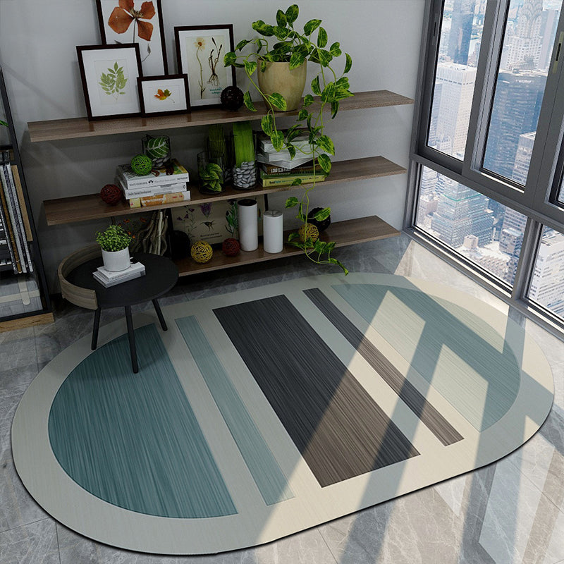 Irregular Shape Geo Rug Multi Color Funky Area Rug Polyster Easy Care Washable Indoor Rug for Home Decor Clearhalo 'Area Rug' 'Rug' 2215653