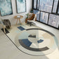 Irregular Shape Geo Rug Multi Color Funky Area Rug Polyster Easy Care Washable Indoor Rug for Home Decor Clearhalo 'Area Rug' 'Rug' 2215659