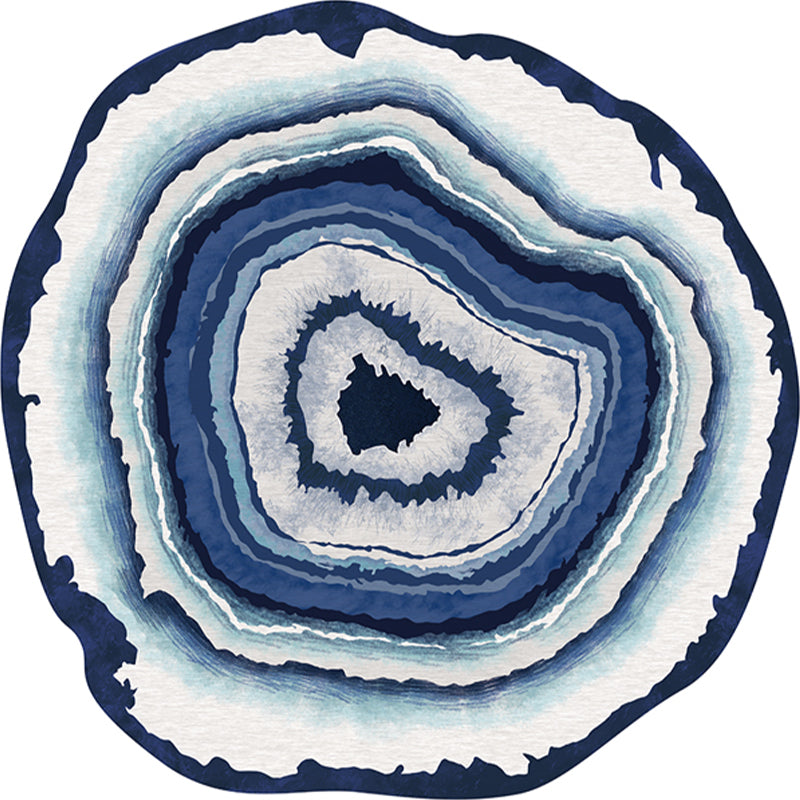 Novelty Multi Color Nordic Rug Synthetics Geometric Pattern Carpet Non-Slip Stain-Resistant Rug for Bedroom Blue Clearhalo 'Area Rug' 'Rug' 2215668