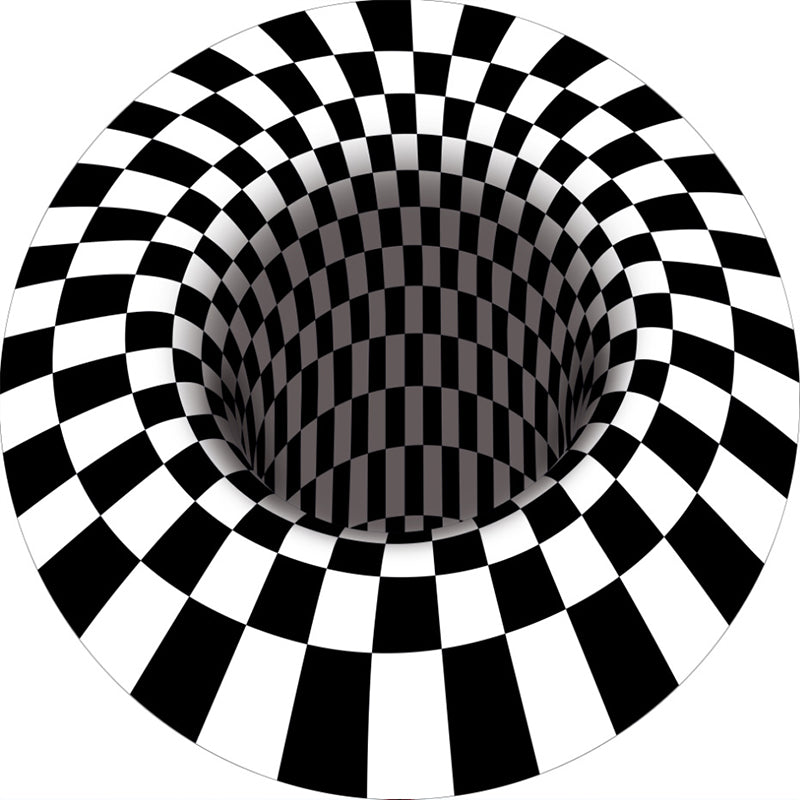 Multicolor Living Room Rug Funky 3D Geometric Indoor Rug Synthetics Non-Slip Backing Washable Carpet Clearhalo 'Area Rug' 'Rug' 2215755