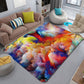 Funky Living Room Rug Multi-Colored Cartoon 3D Print Carpet Synthetics Anti-Slip Backing Stain-Resistant Rug Orange-Yellow Clearhalo 'Area Rug' 'Rug' 2215863