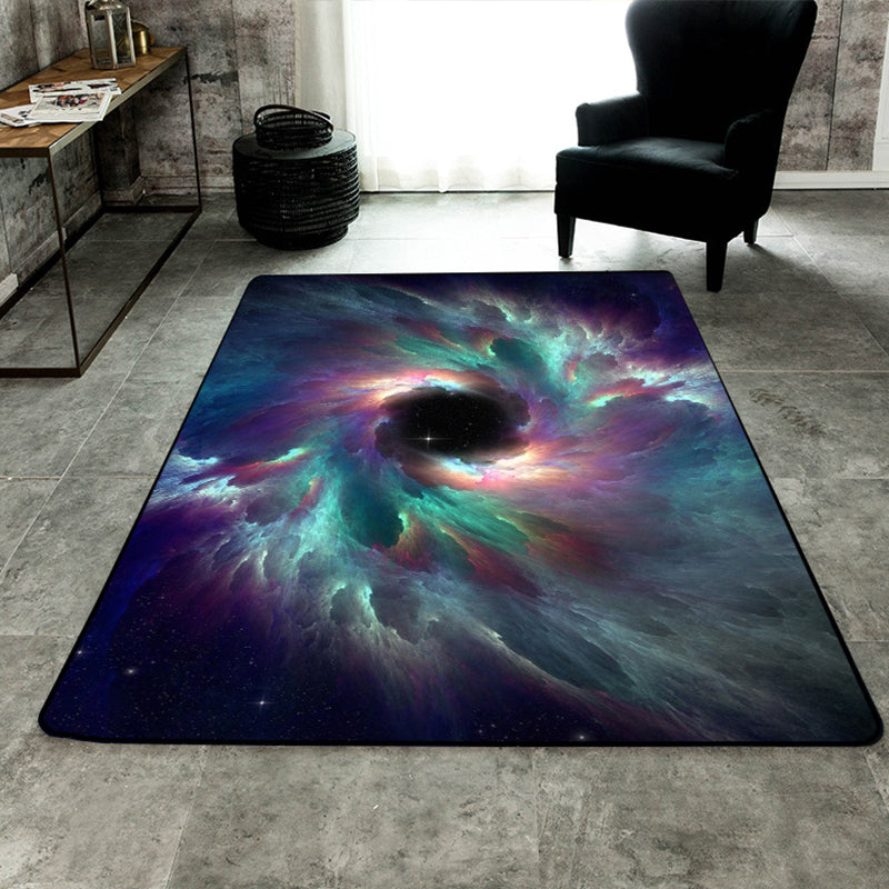 Calming Childrens Rug Multi-Color 3D Starry Sky Pattern Carpet ...