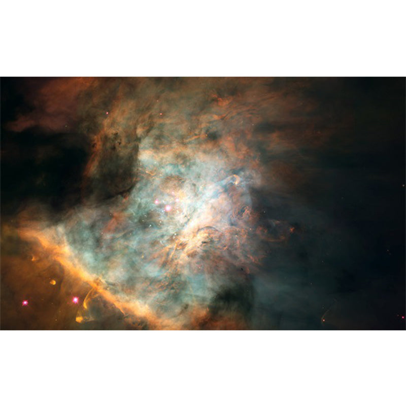 Calming Childrens Rug Multi-Color 3D Starry Sky Pattern Carpet Polypropylene Non-Slip Machine Washable Rug Yellow-Red Clearhalo 'Area Rug' 'Rug' 2215893