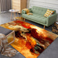 Multi Colored Relaxing Rug Cotton Blend Cartoon Pattern Indoor Rug Machine Washable Anti-Slip Rug for Decor Clearhalo 'Area Rug' 'Rug' 2215906