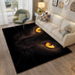 Multi Colored Relaxing Rug Cotton Blend Cartoon Pattern Indoor Rug Machine Washable Anti-Slip Rug for Decor Dark Brown Clearhalo 'Area Rug' 'Rug' 2215910