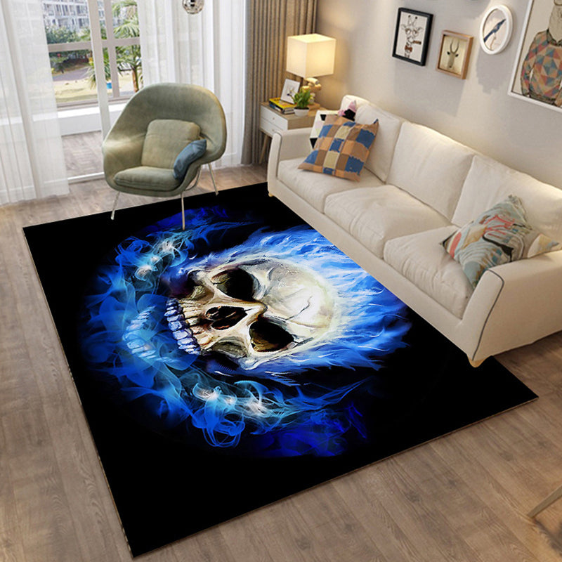Multi Colored Relaxing Rug Cotton Blend Cartoon Pattern Indoor Rug Machine Washable Anti-Slip Rug for Decor Clearhalo 'Area Rug' 'Rug' 2215912