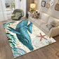 Multi Colored Relaxing Rug Cotton Blend Cartoon Pattern Indoor Rug Machine Washable Anti-Slip Rug for Decor Lake Green Clearhalo 'Area Rug' 'Rug' 2215919