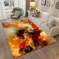 Multi Colored Relaxing Rug Cotton Blend Cartoon Pattern Indoor Rug Machine Washable Anti-Slip Rug for Decor Clearhalo 'Area Rug' 'Rug' 2215930