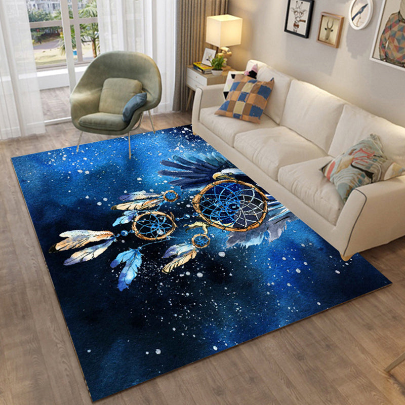 Multi Colored Relaxing Rug Cotton Blend Cartoon Pattern Indoor Rug Machine Washable Anti-Slip Rug for Decor Clearhalo 'Area Rug' 'Rug' 2215933